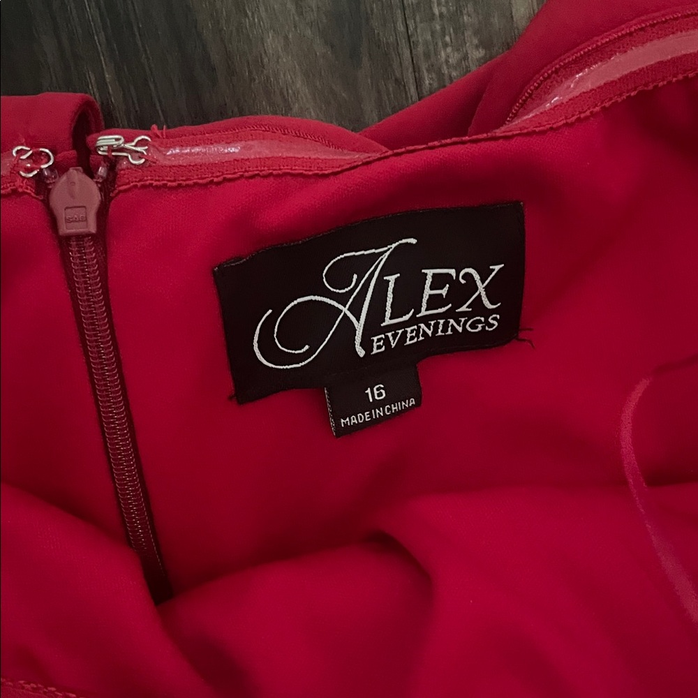 Alex Evenings Red Dress